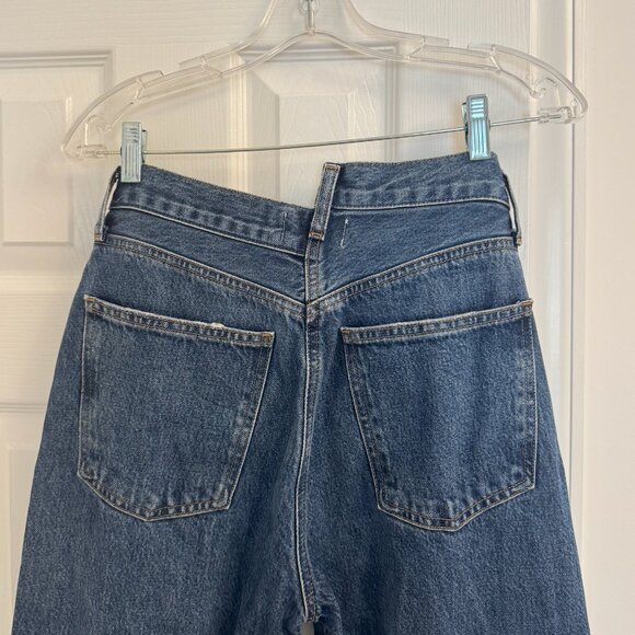 AGOLDE Cross Over Straight Leg Jeans - Picture 3 of 4